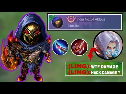 I USE MY ALDOUS ONE SHOT BUILD AND THIS HAPPEN | [MYTHICAL GLORY RANK]