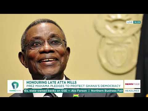 Prez Mahama Pledges to Uphold Atta Mills’ Legacy of Integrity and Unity