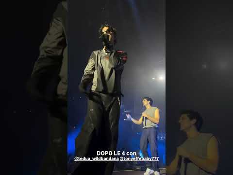 Tony effe e Tedua al concerto di Bresh a Milano