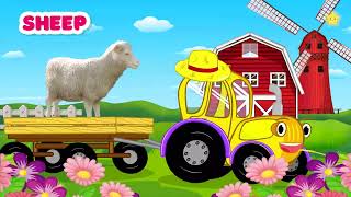 20 min Learn the names of animals, learn colors  A collection of educational videos for kids