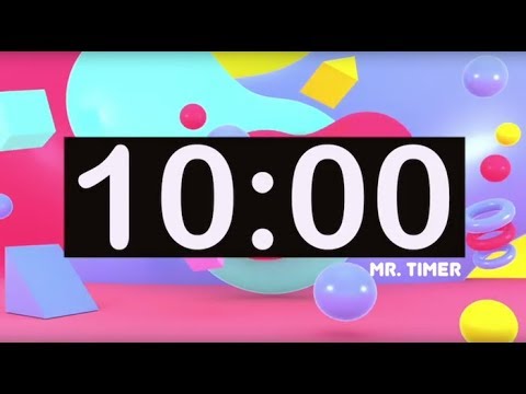 Timer for Kids 10 Minutes! Timer with Music for Classroom, Children! Instrumental Music for Kids!