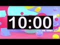 Timer for Kids 10 Minutes! Timer with Music for Classroom, Children! Instrumental Music for Kids!