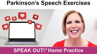 Parkinson’s Speech Exercises: SOCIAL MEDIA