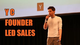 Founder-Led Sales for Y Combinator Demo Day
