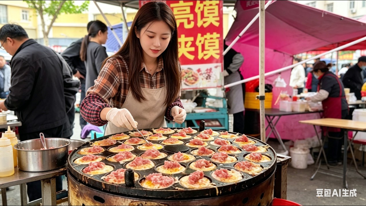 An Immersive Experience of the Chinese Street Food Preparation Process