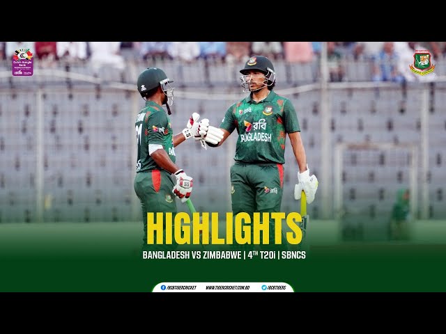 Highlights | 4th T20i | Bank Bangladesh vs Zimbabwe
