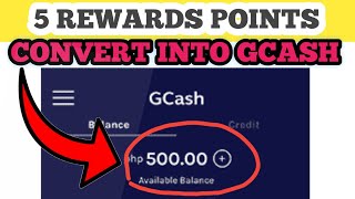 PAANO E-CONVERT REWARDS POINTS TO "GCASH " HOW TO  CONVERT REWARDS TO GCASH