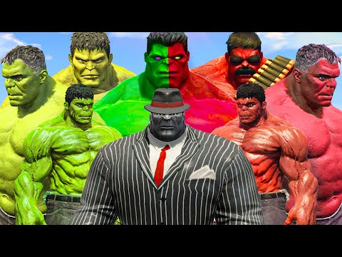 World War Hulk | Blue Hulk vs Red Hulk vs The Hulk vs Grey Hulk Boss