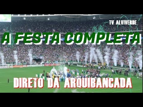 A FESTA COMPLETA DIRETO DA ARQUIBANCADA - PALMEIRAS 3 X 2 Vitória
