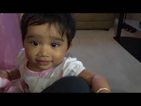 Filza Walking on her 1st Birthday