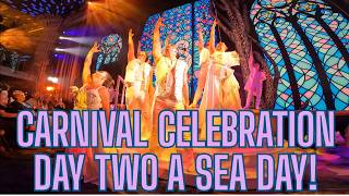 Carnival Celebration Cruise Day Two, our first Sea Day with Celestial Strings and Love and Marriage