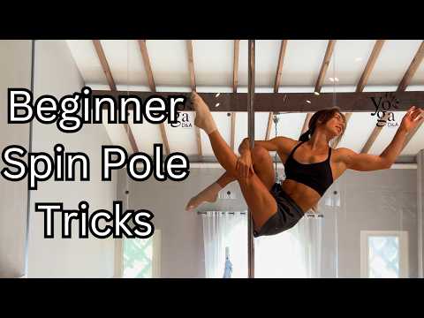 How to Do the Martini | Beginner Pole Trick Tutorial + Mini Spin Pole Combo (Side Sit & Hello Boys)