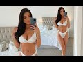 Love Island S India Reynolds Sends Temperatures Soaring As She Flaunts Her Toned Figure In White Lac