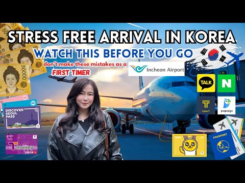STRESS FREE FIRST HOUR IN SOUTH KOREA 🇰🇷 Incheon Airport Survival Guide for First Timers 🛬 | DeeKang