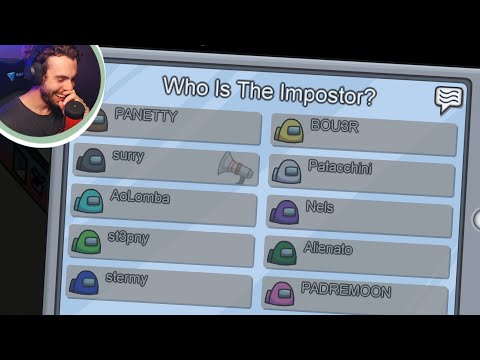 Nels gioca con Pow3r, Surry, St3pny, Panetti e altri! - Among Us