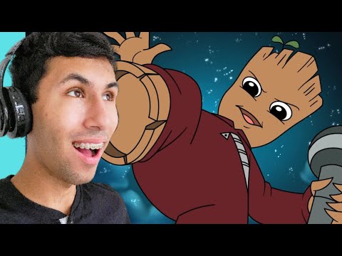 GROOT IS TOO COOL!!! Anand The Gamer Reacts : Pikachu vs Groot Remastered - Cartoon Beatbox Battles