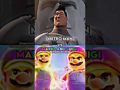 Metro Man vs Mario and Luigi (star form)