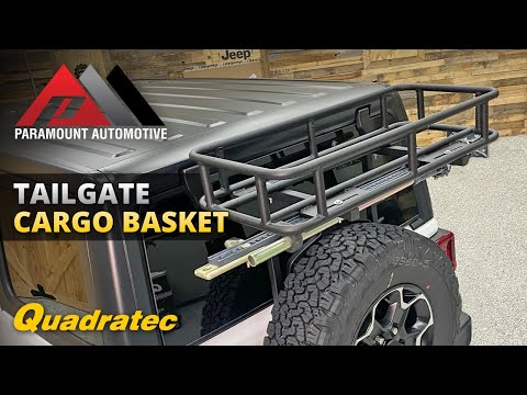 Paramount Tailgate Cargo Basket Review and Install for 07-18 Jeep Wrangler JK & 18+ Wrangler JL
