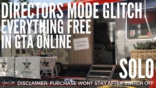 GTA 5 Directors Mode Glitch Everything free in gta online 1.39 PS4 ONLY GTA V