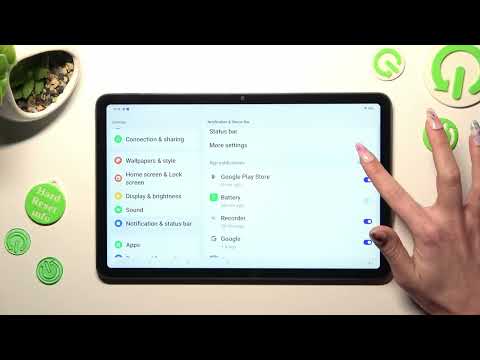How to Turn On / Off App Notifications on Oppo Pad Air