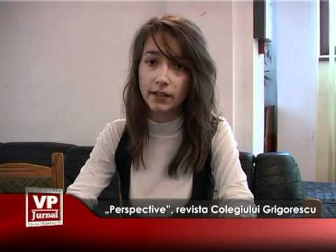 „Perspective”, revista Colegiului Grigorescu