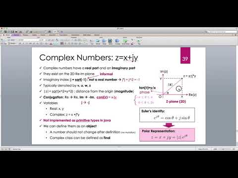 Java For Scientific Computing Complex Numbers