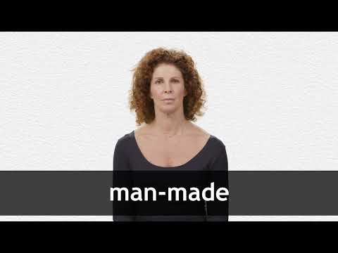 MANMADE definition and meaning Collins English Dictionary