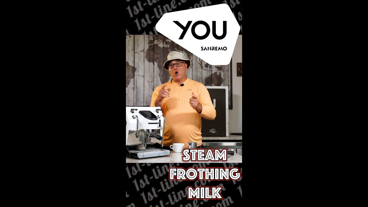 How To: Steaming/Frothing Milk Sanremo YOU Espresso Machine