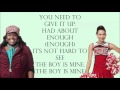 Glee 1x18 - The Boy Is Mine [with lyrics]