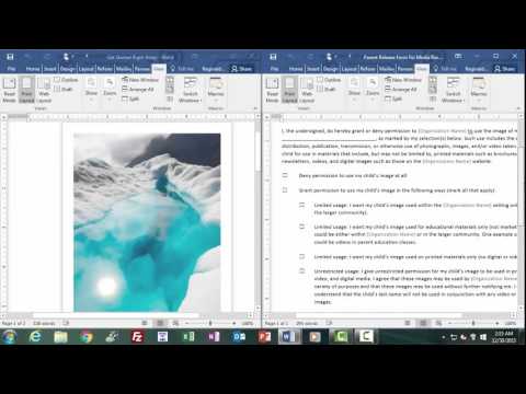 Opening Documents in Word