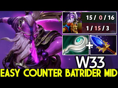 W33 [Void Spirit] He Know how to Counter Batrider Mid Dota 2