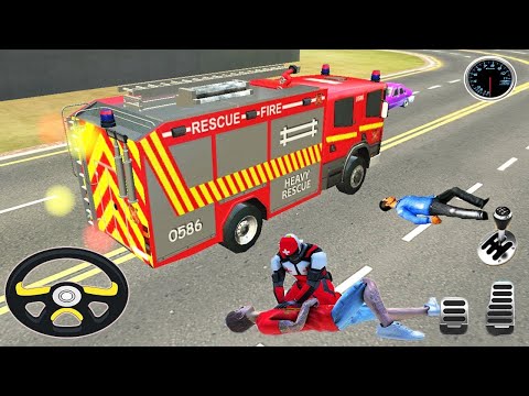 Fire Fighter Robot Transform Robot Truck - Emergency Rescue Simulator -  #12 Android Gameplay