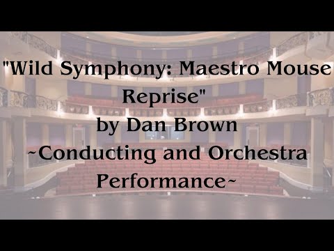 Conducting Dan Brown's "Wild Symphony: Maestro Mouse Reprise" with the HPU Community Orchestra