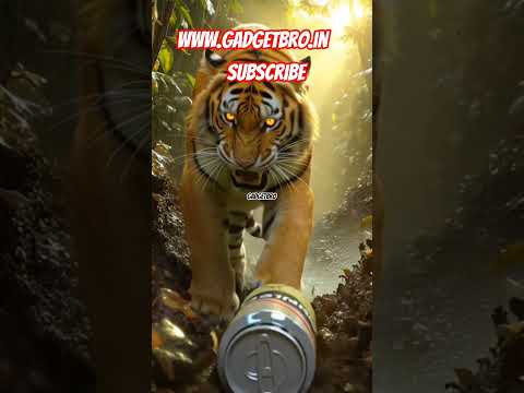 TIGER ENERGY DRINK 🐯 | Unleash The Beast | Coming Soon in India 🇮🇳 #tigerfamily #shorts  #animation