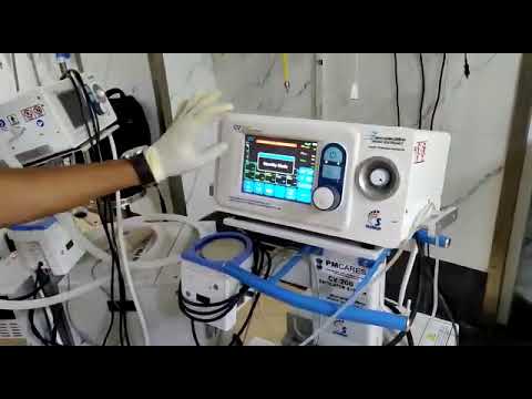 BEL VENTILATOR CV 200. Oxygen calibration for low FiO2