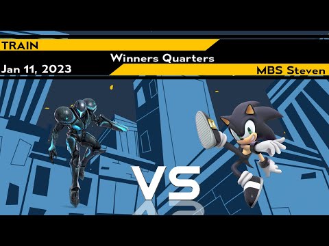 Xeno275 W.Quarters - TRAIN (Dark Samus) Vs. Steven (Sonic) - SSBU Ultimate Tournament