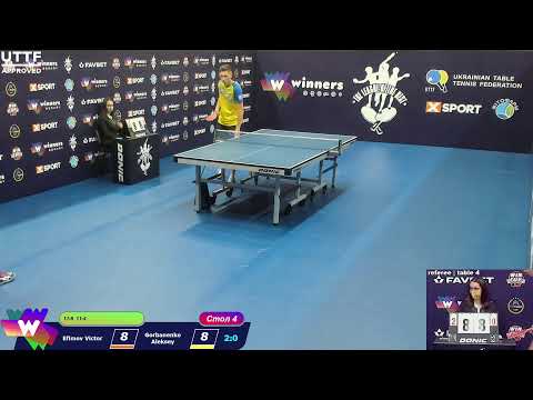 Efimov Victor vs Gorbanenko Aleksey.The League of the Best Table Tennis 4 17:00 19.12.2020