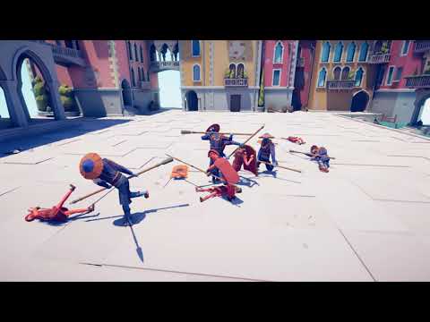 5 Monk vs every unit - Totally Accurate Battle Simulator TABS