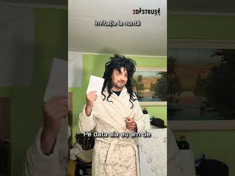 Invitația la nuntă #2distrusi #funny #doidistrusi @marian_mariutei #humor #comedy #couple #memes