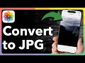How To Convert From PNG To JPG On IPhone