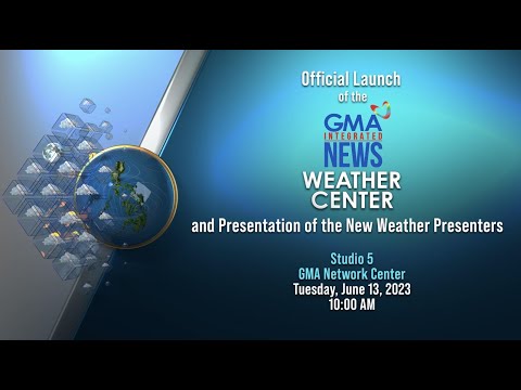 LIVESTREAM: GMA Integrated News Weather Center Ceremonial Contract Signing and Presentation of…