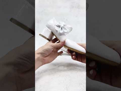 Туфли для девочки на лепучке нарядные на каблуке Размеры 31-36 - фото 1 - id-p2906561308