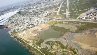 preview picture of video 'Tunis-Carthage International Airport‎, Alitalia flight, take-off, Tunisia, Africa'