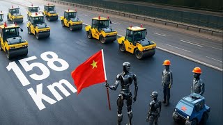 China Just Built 158 KM of Highway with Zero Human Hands, U.S.  Engineers Are Stunned