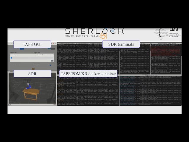 SHERLOCK Online task planning module – Final Prototype