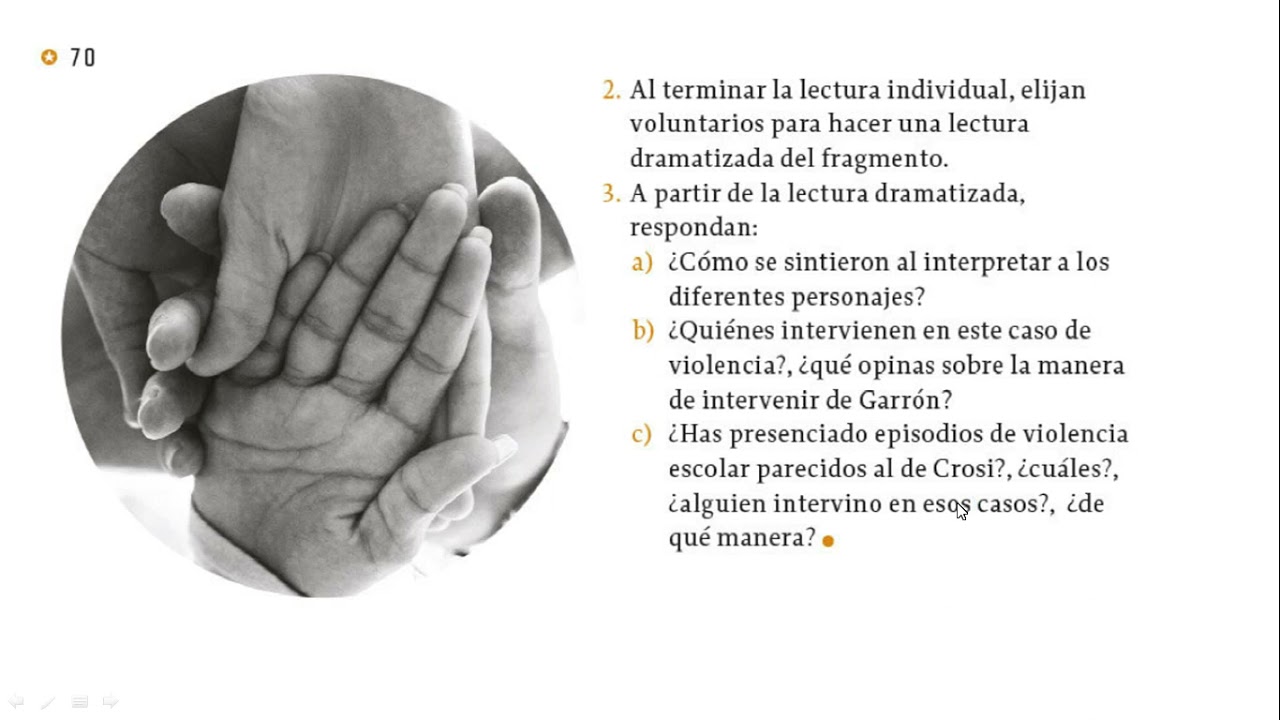 Rechazo la violencia y defiendo los derechos humanos, Pág. 68 a 70 formación cívica y ética sexto.