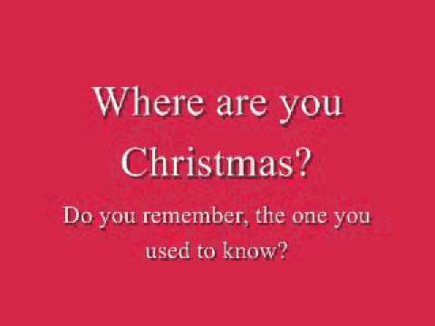 Faith Hill - Where Are You Christmas (Lyrics)