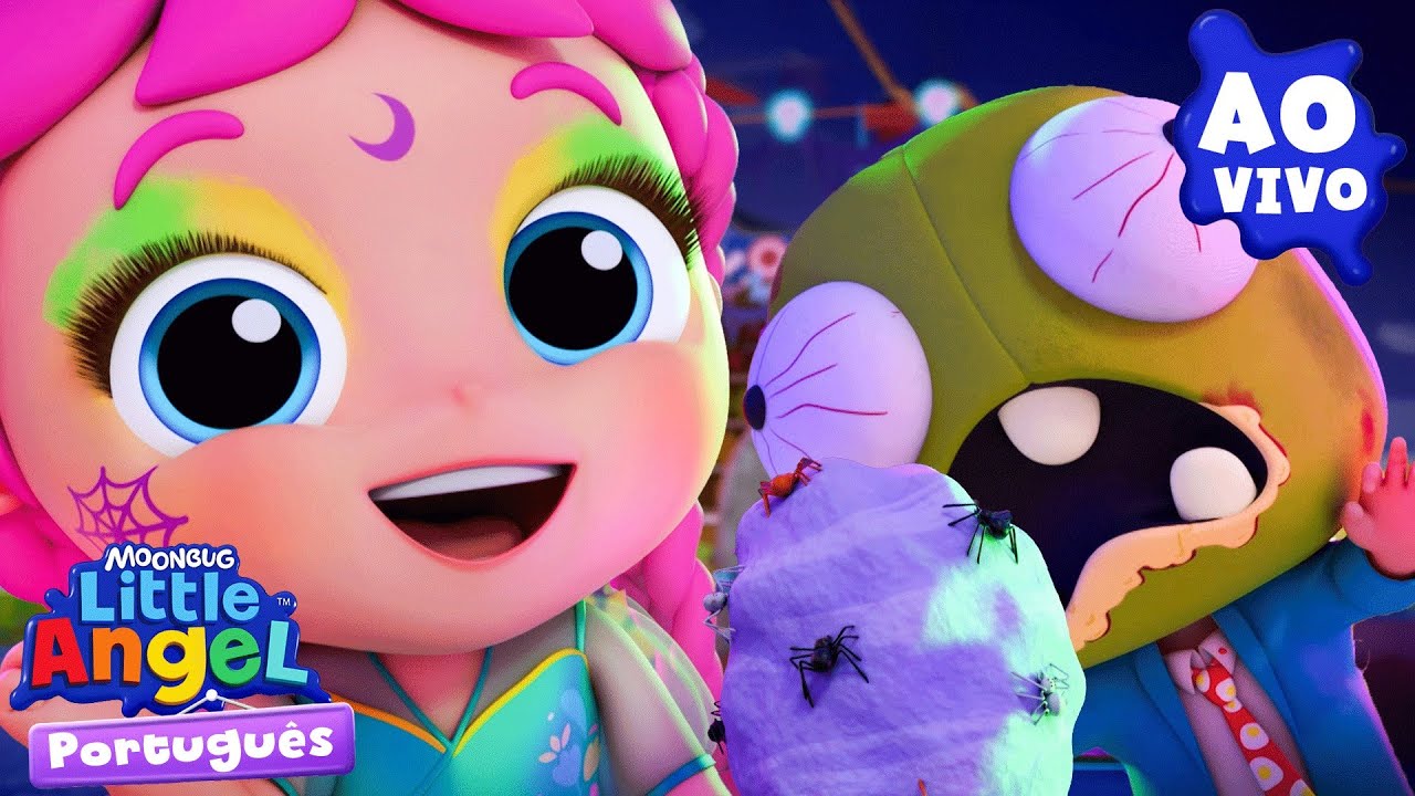 AO VIVO 🔴 Noite das bruxinhas 🧙♀️🪄  LIVE 🪄Little Angel  - Canções Infantis