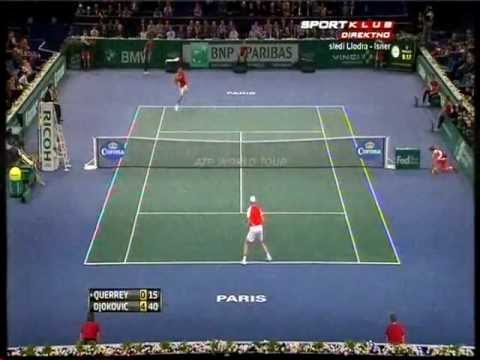 Novak Djokovic vs Sam Querrey - ATP Masters Paris 2012. Highlights (bojan svitac)