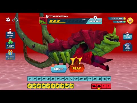 NEW GIANT TITAN LEVIATHAN UNLOCKED AND GAMEPLAY! - Hungry Shark Evolution